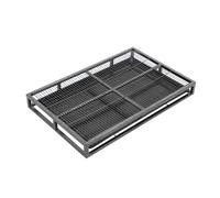 Vassoio for vasino for cani, lettiera in metallo for interni ed esterni, vassoio for addestramento for WC vasino for cani, supporto portatile for pipì for cuccioli(94cm/37in)