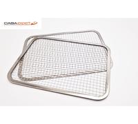 VASSOIO FORATO 20X20 KWASYO ESSICATORE ALIMENTARE PROFESSIONALE ACCIAIO INOX 2PZ