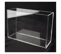 Vassoio fotografico creativo in acrilico, trasparente, piatto, per fotografia cosmetica e pubblicitaria, vassoio portaoggetti spesso 5 mm (15 x 15 x 30 cm)