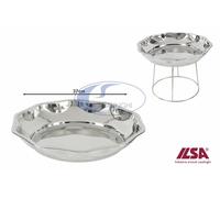 Vassoio per Frutti di Mare DIAM. 37 CM Acciaio Inox