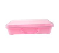 Vassoio Gioco Sabbia Impilabile Plastica Rosa a Tema Spazio | Contenitore Sensoriale Vuoto, Soluzione Integrata di Stoccaggio, con Stampi e Accessori Assortiti