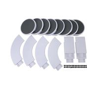 Vassoio girevole da tavolo con rotazione a 360°, multifunzionale, riutilizzabile, portatile, for alimenti, for la sala pranzo