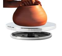 Vassoio girevole per ceramiche - Tornetta in lega di alluminio per argilla, strumento multiuso per scultura l arte e artigianato per officine e sale di classe