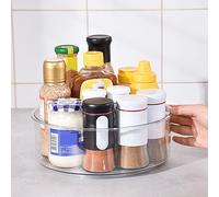 Vassoio Girevole Rack Per Spezie Da Banco Portaspezie Salvaspazio