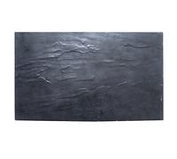 Vassoio Gn 1/3 Imitazione Lavagna 32,5X17,5 Cm Nero Melamina - 6 Unità