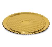 VASSOIO GOLDEN AGE ?24 >19< CM. X1PZ PET-PET ORO COPRENTE (COP.121-24C-H)