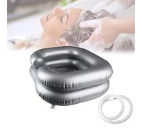 Vassoio Gonfiabile for Il Lavaggio Capelli Fornitura Domestica Lavello Shampoo Ciotola Risciacquo Comodino Pvc Gonfia Sgonfia Rapidamente Bacinella Gli Anziani Incinte