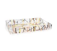 VASSOIO GRANDE MULTICOLOR COD: I00801005T77 (cm): 45,5x32x5 IPLEX BON TON