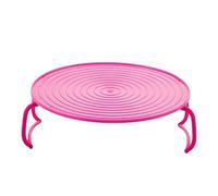 Vassoio Impilabile Per Microonde Con Manici In Materiale Resistente Al Calore Per La Preparazione Del Cibo, Utensili Domestici Versatili Per Ottimizzare Lo Spazio In Cucina | Portapiatti Compatto Per