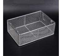 Vassoio in Acciaio Inossidabile 304 Medical, Cestello a Rete Perforato Vassoio Di Sterilizzazione Operazione, Cestini Di Sterilizzazione Degli Strumenti, per Ospedale, Clinica, WWFKWEMK, 48×25×7cm