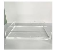 Vassoio in acrilico per fotografia, con serbatoio d'acqua poco profondo, spessore 5 mm, vassoio per esposizione di oggetti di scena per fotografie, diverse dimensioni (100 x 60 x 6 cm)