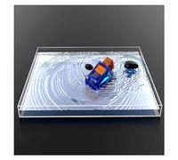 Vassoio in acrilico per riprese, carro armato di tiro in acrilico trasparente, diverse dimensioni per esporre fotografie (70 x 70 x 6 cm)