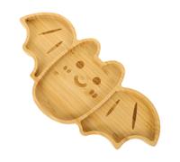 Vassoio in bambù a forma di pipistrello Piatto da portata per feste di