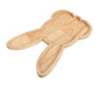 Vassoio in legno a forma di coniglietto pasquale, vassoio da portata per