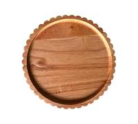 Vassoio in legno da Tagliere Rotondo Rustico da 21 cm