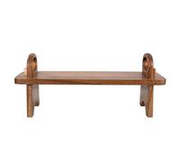 Vassoio in legno rustico - Vassoio per presentazioni di cubetti, accessorio per il servizio alimentare, strumento per buffet di festa, decorazione per catering | in legno per matrimonio, giorno del