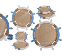 Vassoio in legno Welcome Aboard