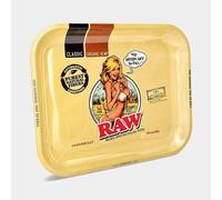 VASSOIO IN METALLO BIKINI GIRL - RAW 34x28x3cm