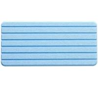 Vassoio in Pietra Assorbente per Lavandino 1/2 Pezzi Sottobicchieri in Diatomite Assorbenti con Scanalature Vassoi per Lavabo da Bagno Organizer per Lavandino Ad Asciugatu, Blue - 21x10cm, 2 PCS