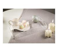 Vassoio in Plexiglass Natalizio SMALL collezione Christmas Dimensioni 31x21x h 5 cm - Colore trasparente trasparente