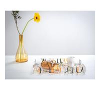 Vassoio in Plexiglass piccolo x 6 tazzine collezione BON TON Dimensioni 33x23x h 4 cm - Colore Multicolor multicolor