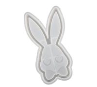 Vassoio in resina a forma di coniglio, robusto stampo in silicone per piatti a rilascio facile, stampi per la creazione di gioielli e piatti decorativi per personalizzare i disegni