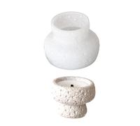 Vassoio in silicone a forma ovale Stampo per stoviglie in gesso Piastra in resina epossidica Forniture per la decorazione domestica fatte a mano Stampo con texture dettagliata