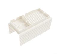 Vassoio in silicone dal design intelligente per organizzare facilmente telecomandi e snack a casa (bianco)
