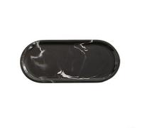 Vassoio in silicone per erogazione di sapone e gestione della spugna, infrangibile ed elegante (nero B)