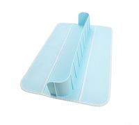 Vassoio in silicone per mantenere il bagno pulito mentre i bambini giocano in modo sicuro (blu)