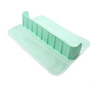 Vassoio in silicone per mantenere il bagno pulito mentre i bambini giocano in modo sicuro (verde)