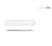 Vassoio Inox Bartender Rettangolare 35x10 Grigio Pinti Inox