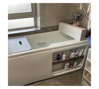 Vassoio isolante pieghevole per vasca da bagno, copertura antipolvere per vasca da bagno spa e latte, spessore 1 cm, pannello da bagno multifunzionale, perfetto per rilassarsi e per un'esperienza spa