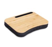 Vassoio Laptop in Bambù - Valigetta e Cuscino Porta Computer Portatile 44x32x6cm