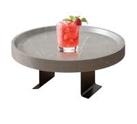 Vassoio laterale per divano Caddy Organizer - Piattaforma portatile per sedili lounge Dispositivo per scaffali per bevande, Utilità aggiuntiva per mobili Supporto per supporti di memorizzazione Gadget