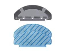 Vassoio Lavapavimenti, Compatibile con Ecovacs DEEBOT OZMO 950 T5 T8, N8 | Contenuto: 1 supporto per panno e 2 panni lavapavimenti; Materiale: plastica