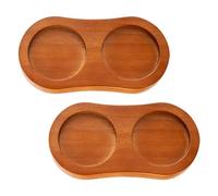 Vassoio Macina Sale E Pepe Da 2 Pezzi, Macina Sale E Pepe In Legno, Base Macina Pepe, Scatola Rotonda Sale E Pepe, Set Macina Sale E Pepe