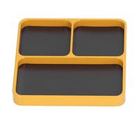 Vassoio magnetico per componenti, vassoio magnetico per utensili 13,8x11x2cm in lega di alluminio, porta viti, utensili per parti metalliche, viti, bussole, bulloni, perni,