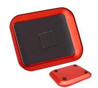 Vassoio magnetico per viti e, vassoio portaoggetti per utensili in lega di alluminio, supporto multiuso per manutenzione e stoccaggio di hardware per spilli e rondelle e banco