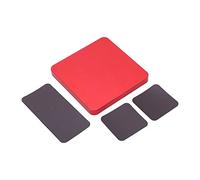 Vassoio Magnetico per Viti in Alluminio CNC, Compatto e Resistente - Organizza e Protegge Viti e Bulloni per Manutenzione RC Auto, Elicotteri e Navi (Rossa)