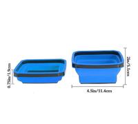 Vassoio magnetico pieghevole per parti in silicone comodo organizer utensili 4 5