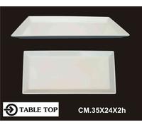 VASSOIO MELAMINA RETT.RE CM.35X24X2h