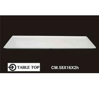 VASSOIO MELAMINA RETT.RE CM.58X16X2h BIANCO