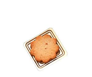 VASSOIO MIGNON CONF. 100 PZ. CM.6X6 ORO QUADRATO