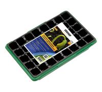 Vassoio miniserra Stocker con vasetti in plastica 37 x 24 x h11 cm