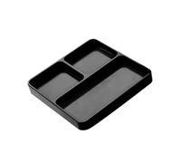 Vassoio multiuso in alluminio da officina per riporre oggetti di auto e piccoli utensili, design ergonomico e portatile, organizer per riparazione auto