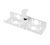 Vassoio organizer per cavi sotto la scrivania, struttura in acciaio, installazione senza trapano, con metodi di montaggio verso l'interno o l'esterno per organizzare efficacemente i cavi di