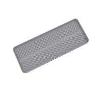 Vassoio organizer per lavello in silicone per una gestione efficiente della spugna e organizzazione dello spazio in bagno e cucina (grigio)