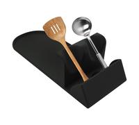 Vassoio organizer per pentole - Spoonrest Cradle, fornello | Supporto per utensili da cucina a doppia fessura, supporto per spatola, vassoio antigoccia resistente al calore per conservare lingua
