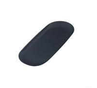 Vassoio ovale in acciaio inox elettrolitico per la decorazione domestica funzionale gioielli e portacandele (nero 23 x 9,5 cm)